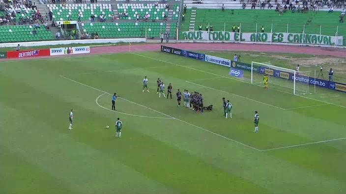 593 Oriente Petrolero Vs Independiente Petrolero 93 skor gol Henry Vaca, skor 3:3