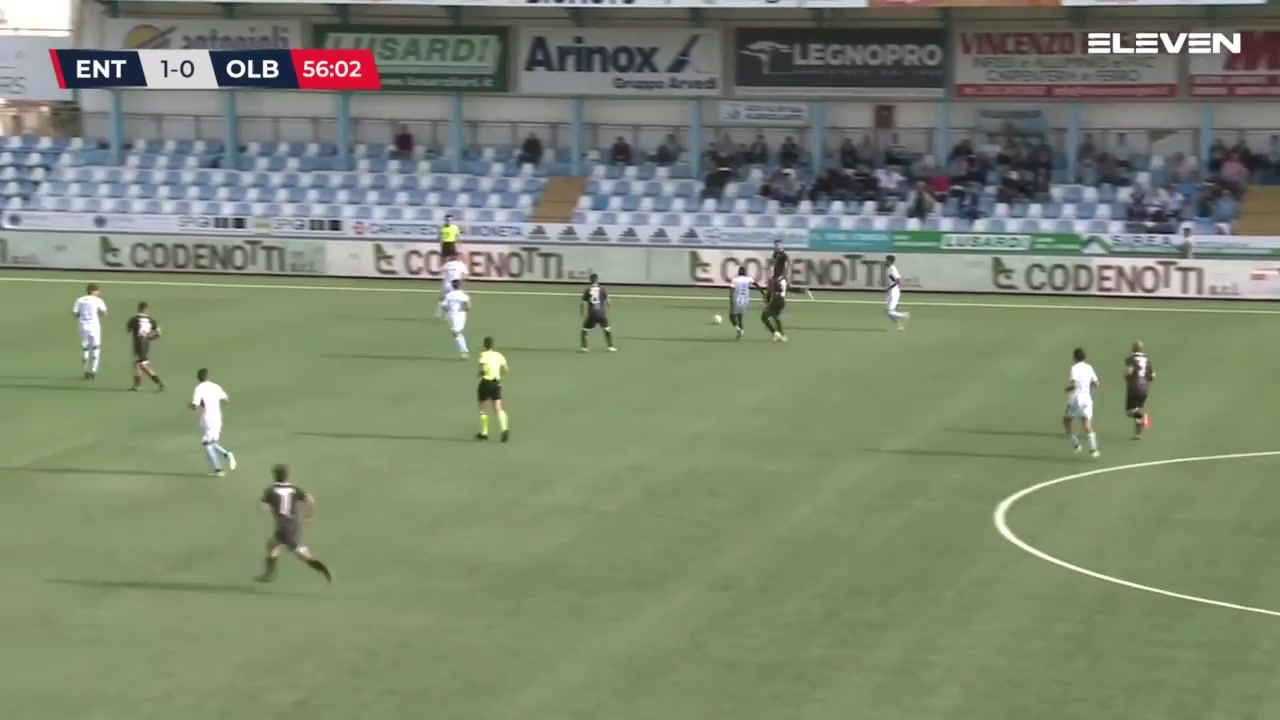 ITA C1 ACD Virtus Entella Vs Olbia 58 phút Vào, ghi bàn 1:1