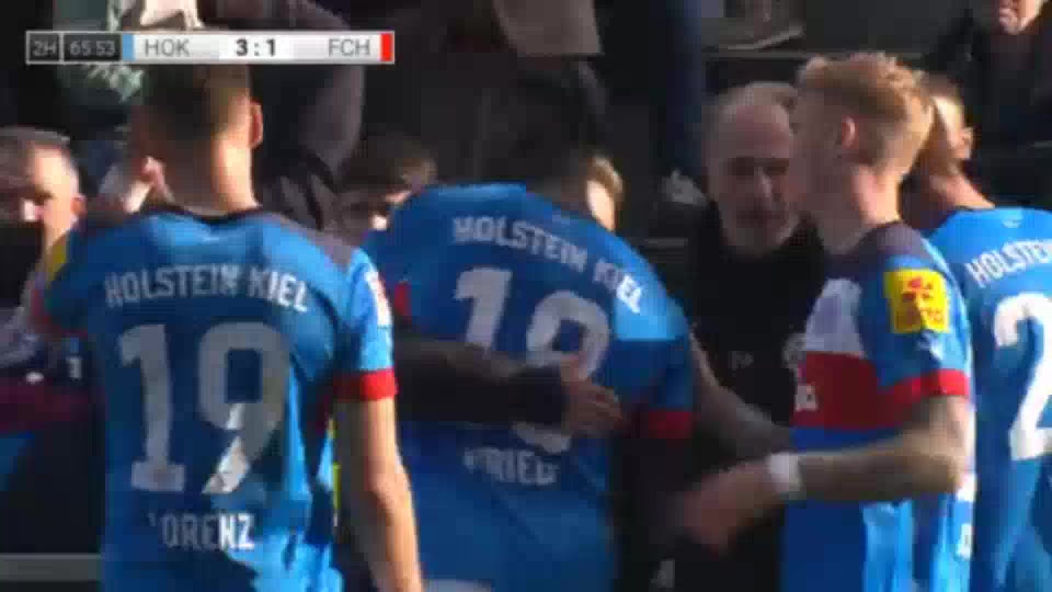 GER D2 Holstein Kiel Vs Heidenheimer  Goal in 67 min, Score 3:1