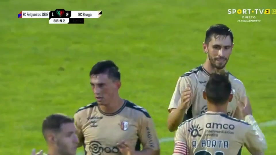 POR CN FC Felgueiras Vs Sporting Braga 88 phút Vào, ghi bàn 1:2