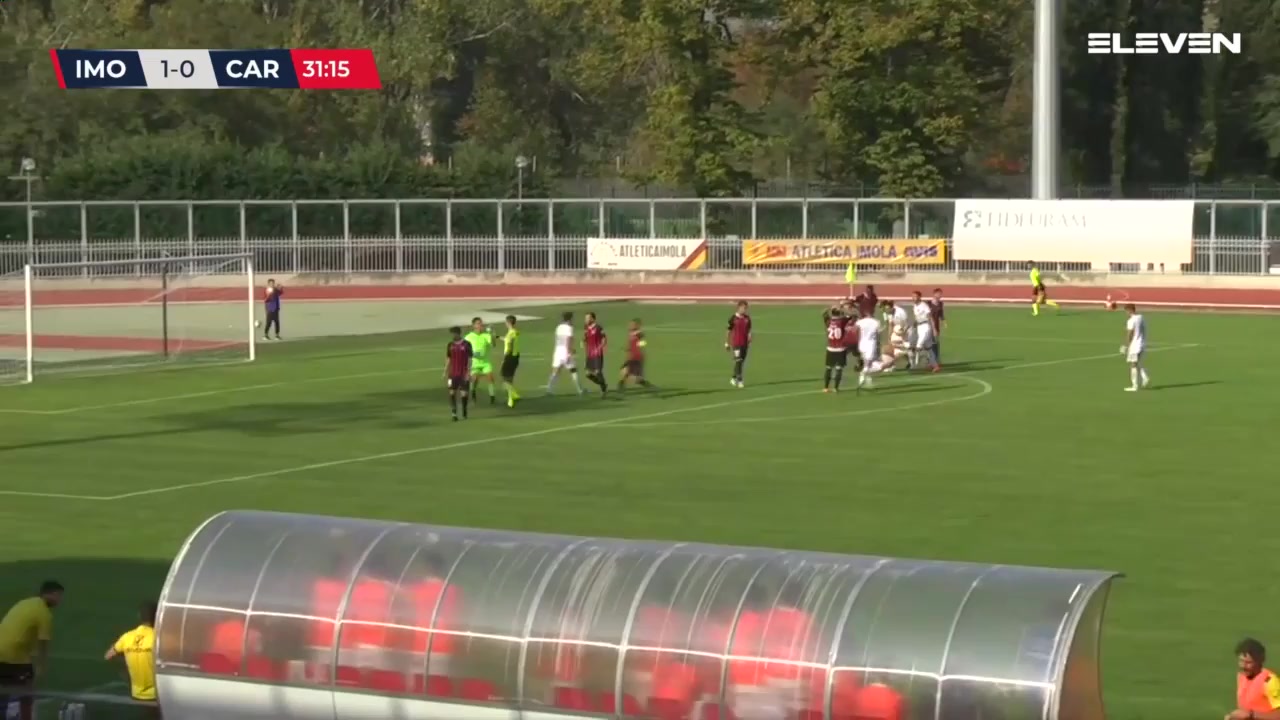 ITA C1 Imolese Vs Carrarese 32 phút Vào, ghi bàn 1:1