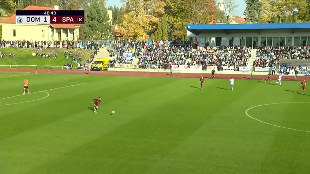 CZEC Domazlice Vs Sparta Praha 41 phút Vào, ghi bàn 2:4