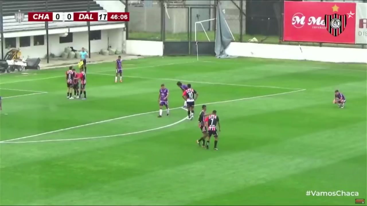 AR L（R） Chacarita Juniors Reserves Vs Villa Dalmine Reserves  Goal in 45+ min, Score 1:0