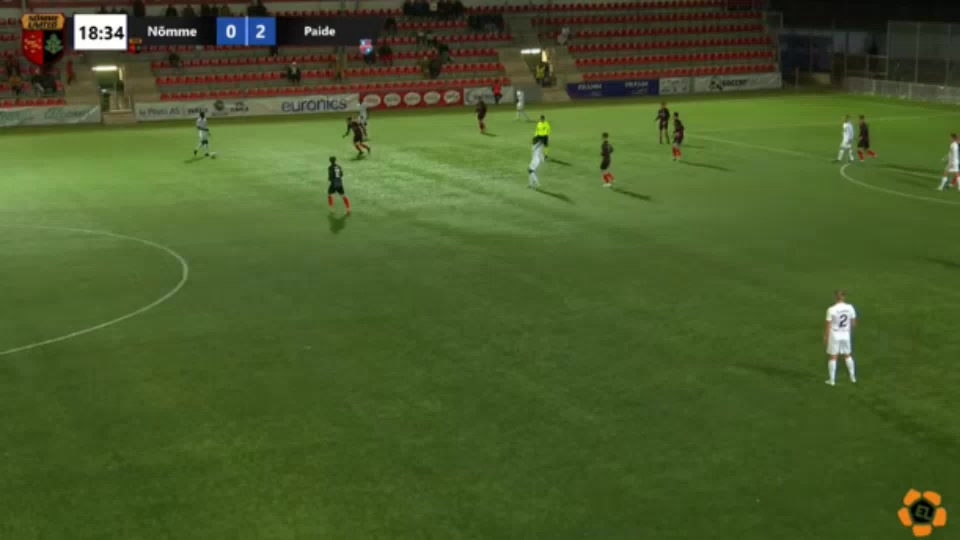 EST CUP FC Nomme United Vs Flora Paide  Goal in 19 min, Score 0:3