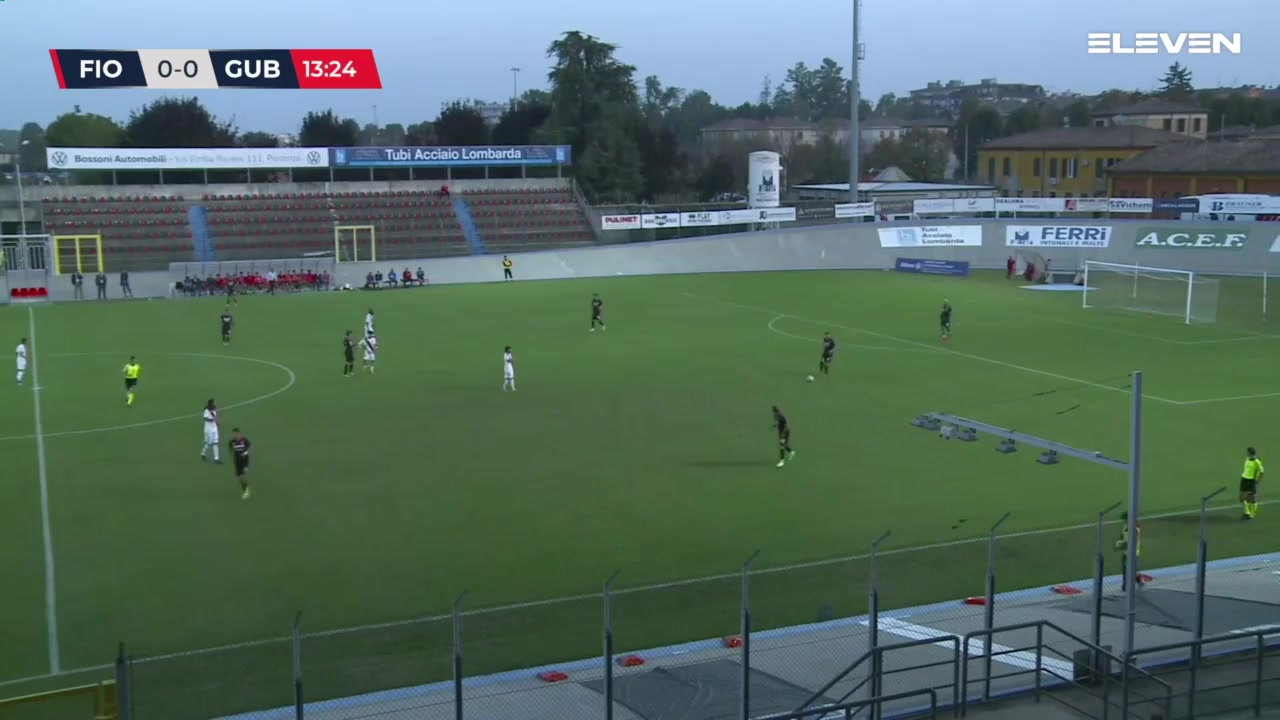 ITA C1 US Fiorenzuola Vs Gubbio 13 phút Vào, ghi bàn 0:1