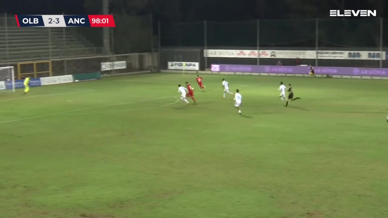 ITA C1 Olbia Vs Ancona 99 phút Vào, ghi bàn 2:4