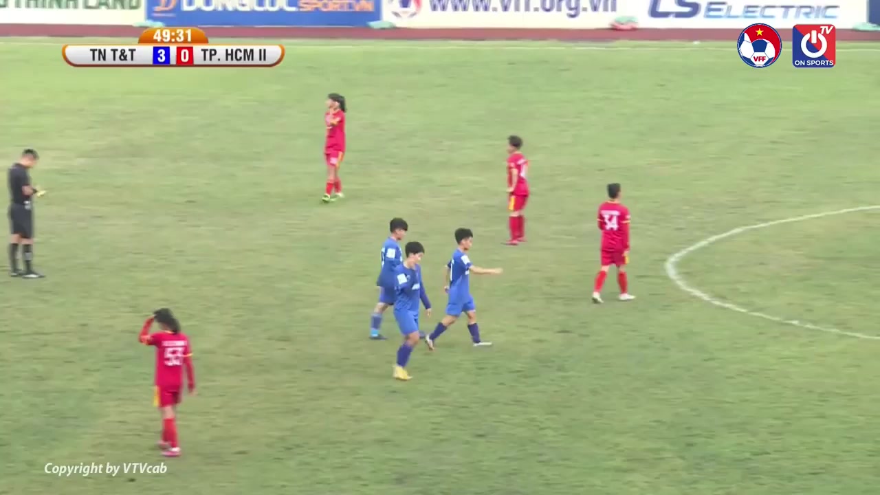 VWFC TNG Thai Nguyen (w) Vs Ho Chi Minh City B (w) Ngoc Minh Chuyen Goal in 50 min, Score 3:0