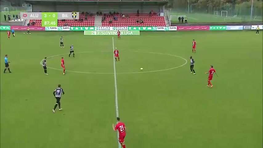 SLO D2 NK Aluminij Vs NK Bilje  Goal in 89 min, Score 4:0