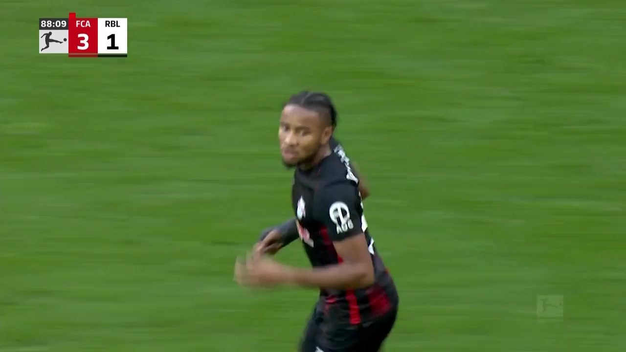 Bundesliga Augsburg Vs RB Leipzig Christopher Nkunku Goal in 89 min, Score 3:2