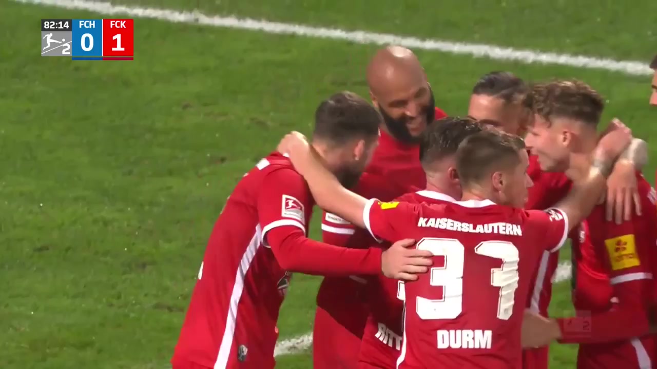 GER D2 Hansa Rostock Vs Kaiserslautern  Goal in 82 min, Score 0:2