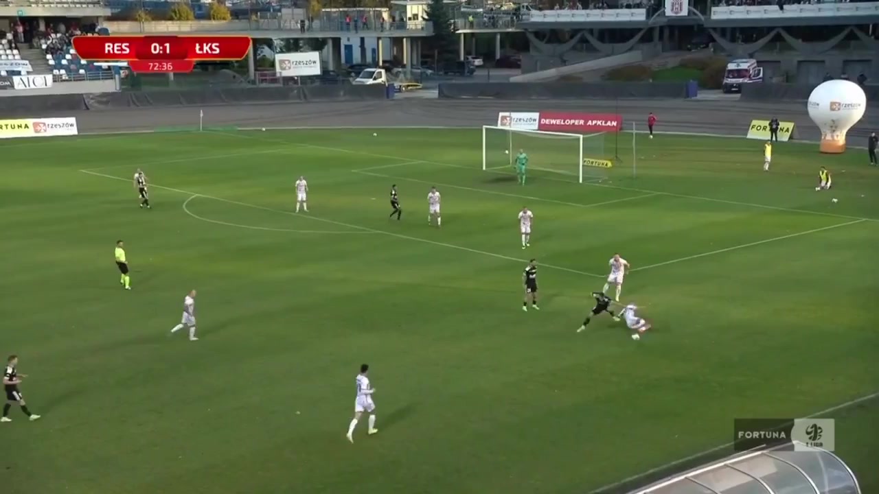POL D1 Resovia Rzeszow Vs LKS Lodz  Goal in 74 min, Score 0:2