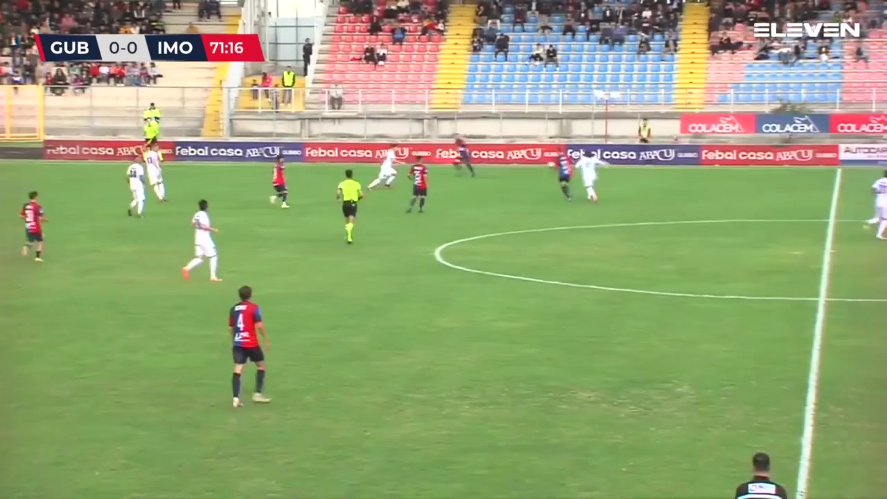 ITA C1 Gubbio Vs Imolese 72 phút Vào, ghi bàn 1:0