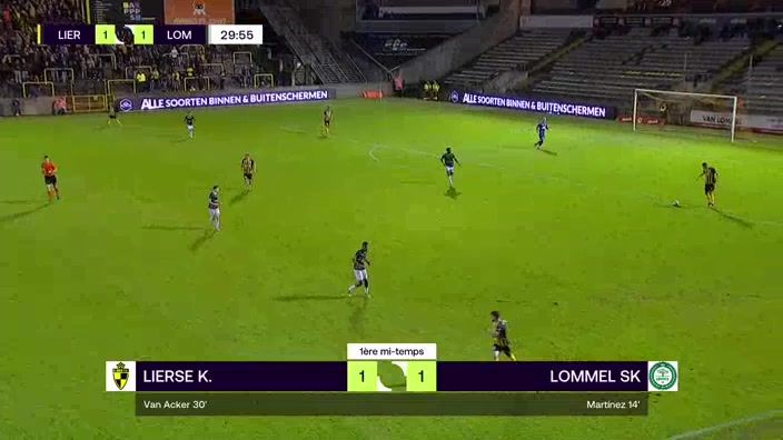 BEL D2 Lierse Vs KVSK Lommel 32 phút Vào, ghi bàn 2:1