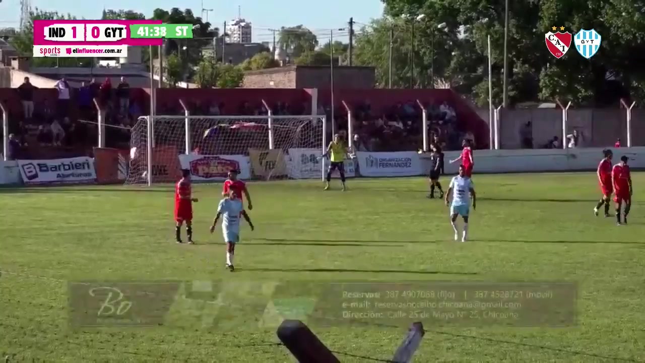 Torneo A Independiente Chivilcoy Vs Gimnasia yTiro  Goal in 89 min, Score 1:1