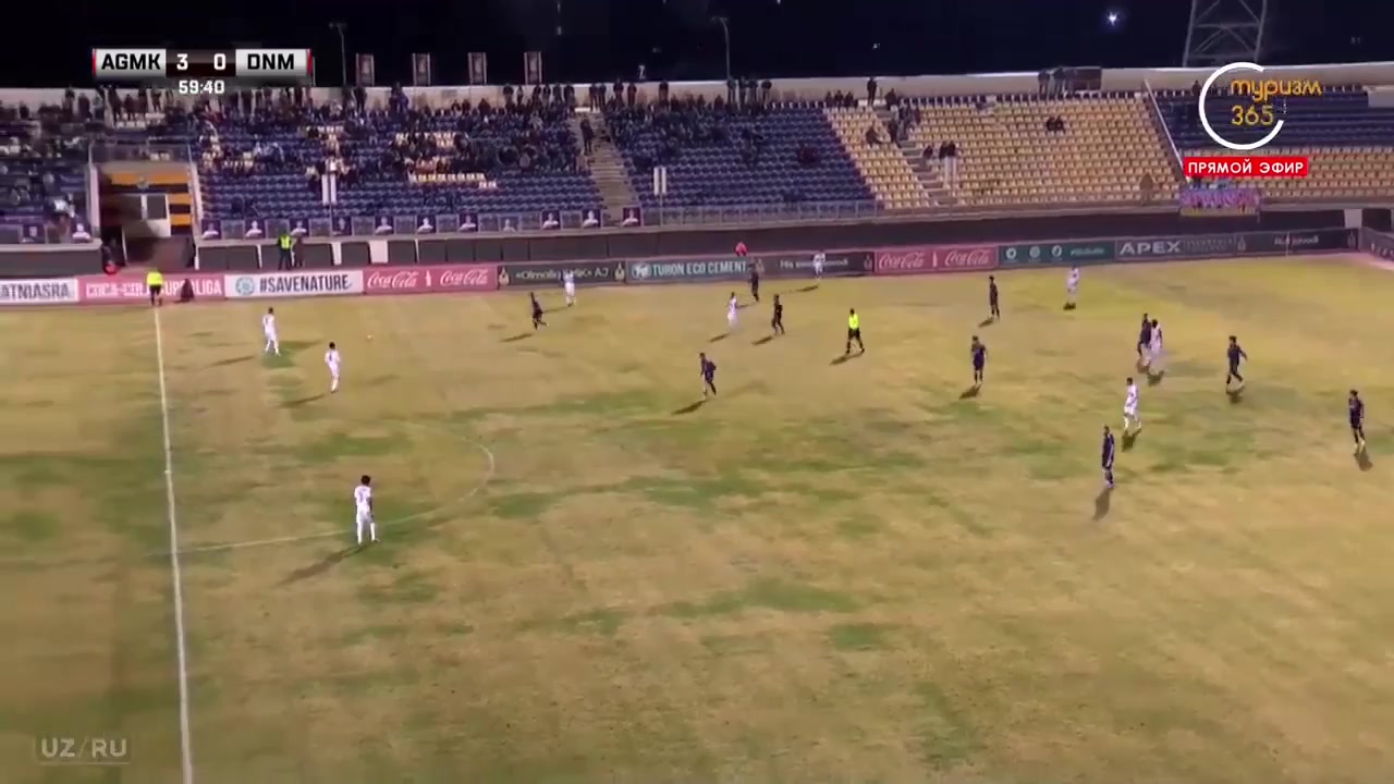 UZB D1 OTMK Olmaliq Vs Dinamo Samarqand 59 phút Vào, ghi bàn 4:0