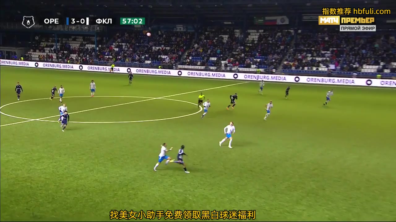 RUS PR Gazovik Orenburg Vs Fakel  Goal in 57 min, Score 3:0