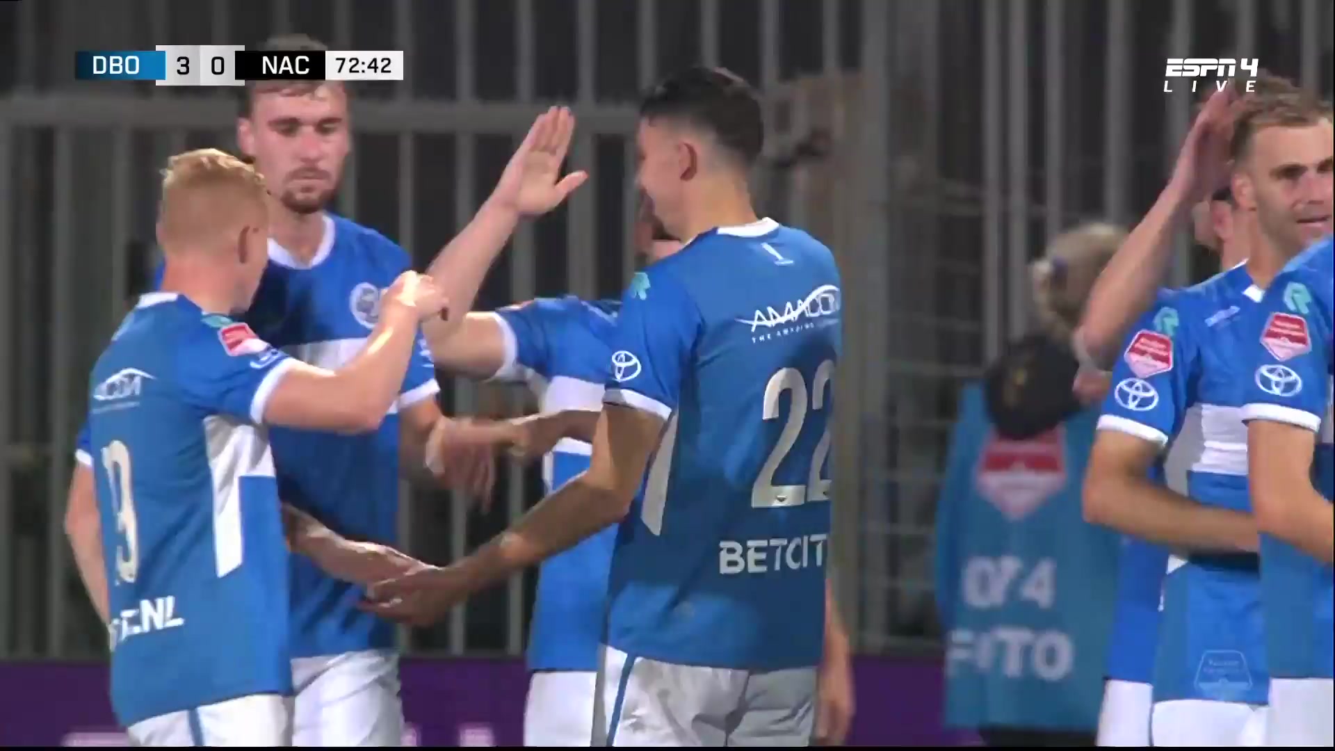 HOL D2 Den Bosch Vs NAC Breda 74 phút Vào, ghi bàn 3:1