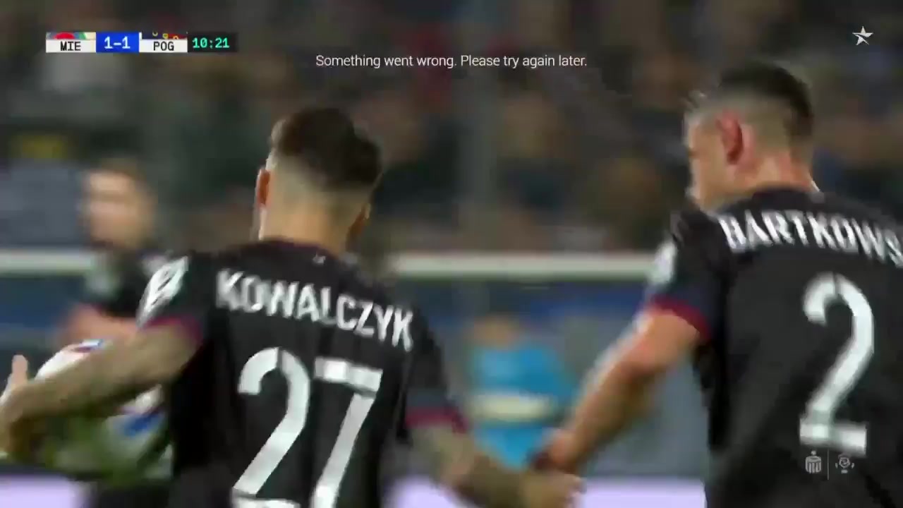 6 Miedz Legnica Vs Pogon Szczecin 10 skor gol , skor 1:1