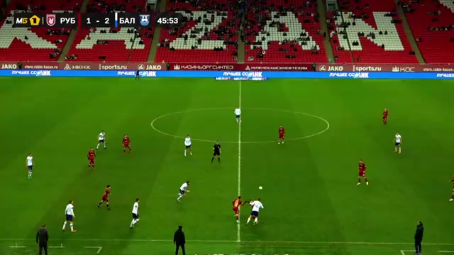 235 Rubin Kazan Vs Baltika Kaliningrad 48 skor gol Ivan Ostojic, skor 1:3