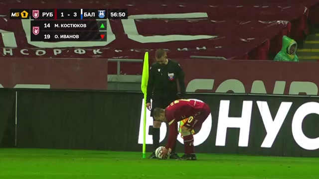 235 Rubin Kazan Vs Baltika Kaliningrad 59 skor gol Egor Teslenko, skor 2:3