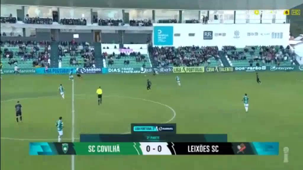 157 SC Covilha Vs Leixoes 47 skor gol , skor 1:0