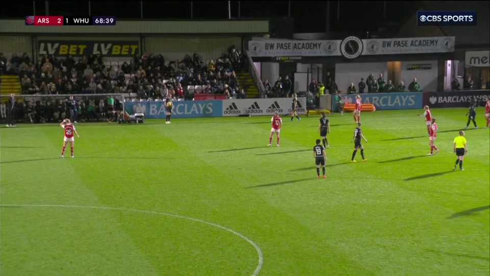 ENG FAWSL Arsenal (w) Vs West Ham United (w) 69 phút Vào, ghi bàn 3:1