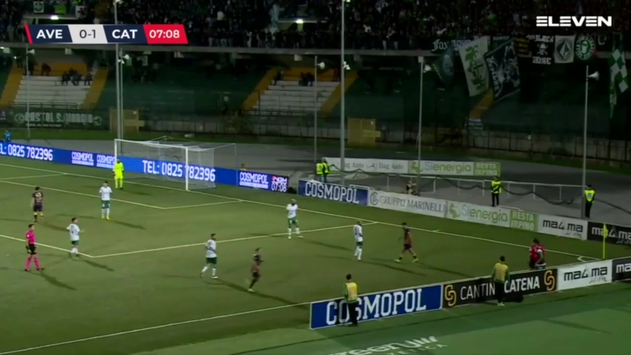 ITA C1 Avellino Vs Catanzaro  Goal in 8 min, Score 0:2