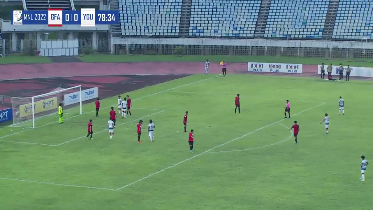 MYA D1 Chinland Vs YANGON UNITED  Goal in 80 min, Score 0:1