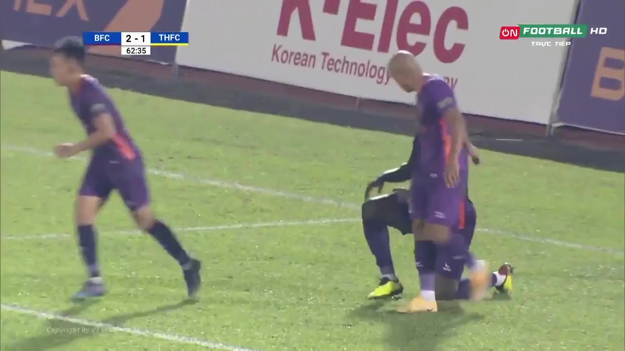 V.League 1 Becamex Binh Duong Vs Dong A Thanh Hoa Ndiaye O. Goal in 63 min, Score 2:1