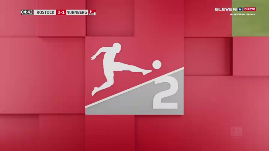 GER D2 Hansa Rostock Vs Nurnberg 4 phút Fabian NuernbergerVào, ghi bàn 0:1