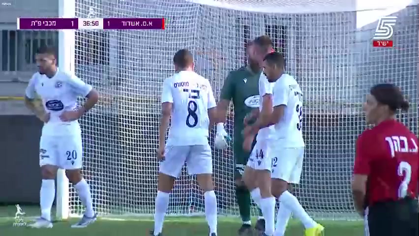 ISR D2 AS Ashdod Vs Maccabi Petah Tikva FC  Goal in 37 min, Score 2:1