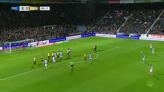 17 PEC Zwolle Vs FC Eindhoven 65 skor gol , skor 3:2