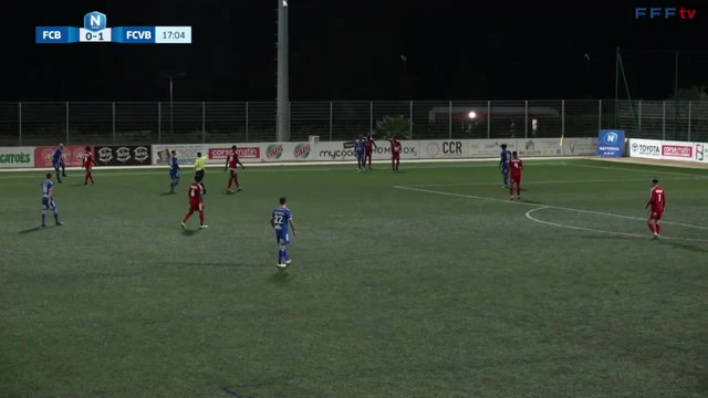 FRA D3 Bastia Borgo Vs Villefranche 18 phút Vào, ghi bàn 0:2