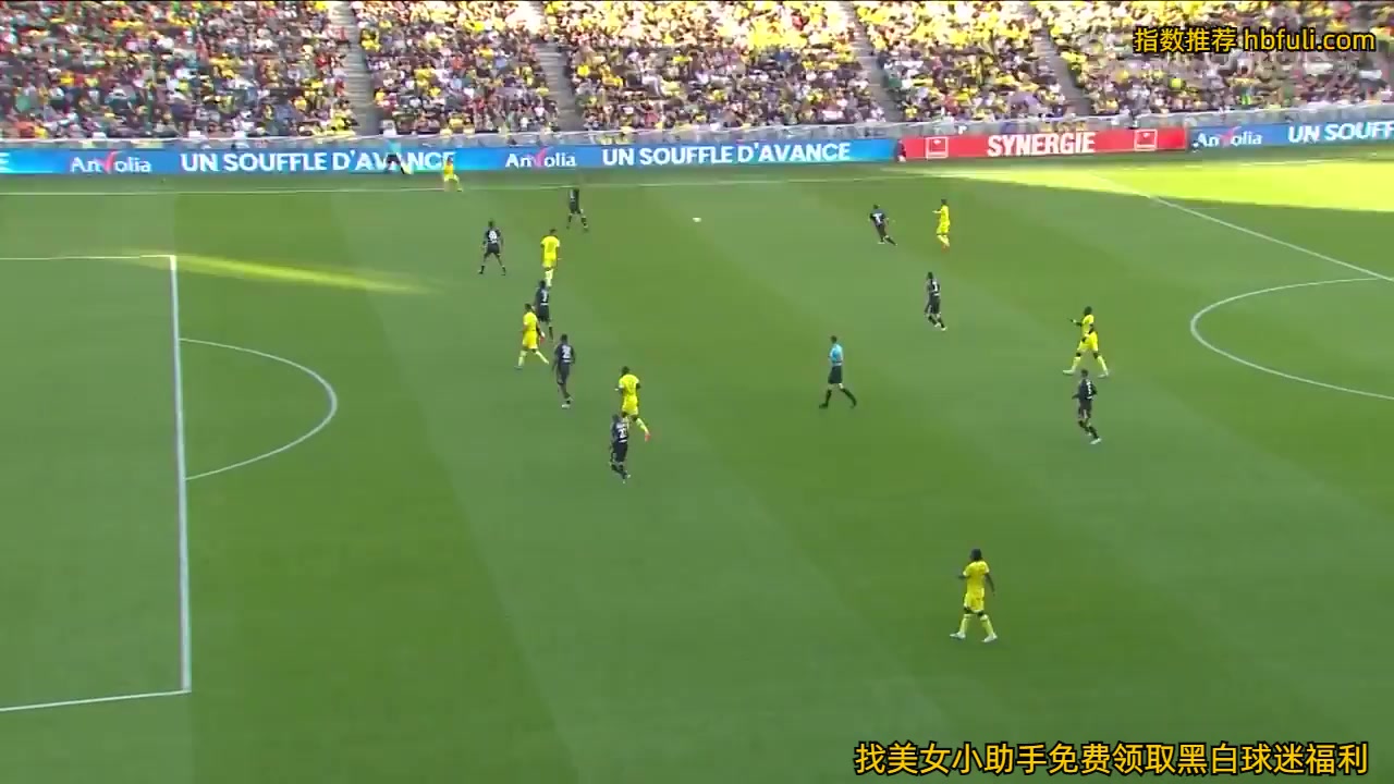 Ligue1 Nantes Vs Ajaccio 72 phút Ludovic BlasVào, ghi bàn 1:2