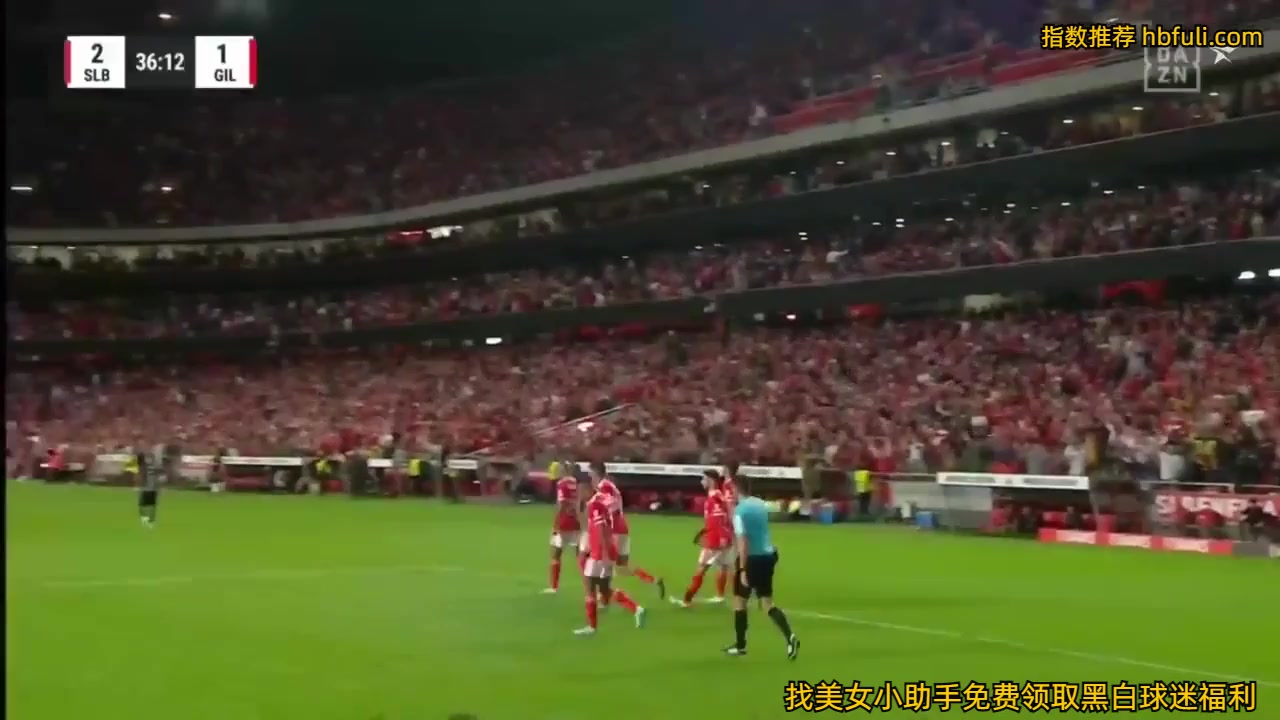 POR D1 Benfica Vs Gil Vicente  Goal in 35 min, Score 2:1