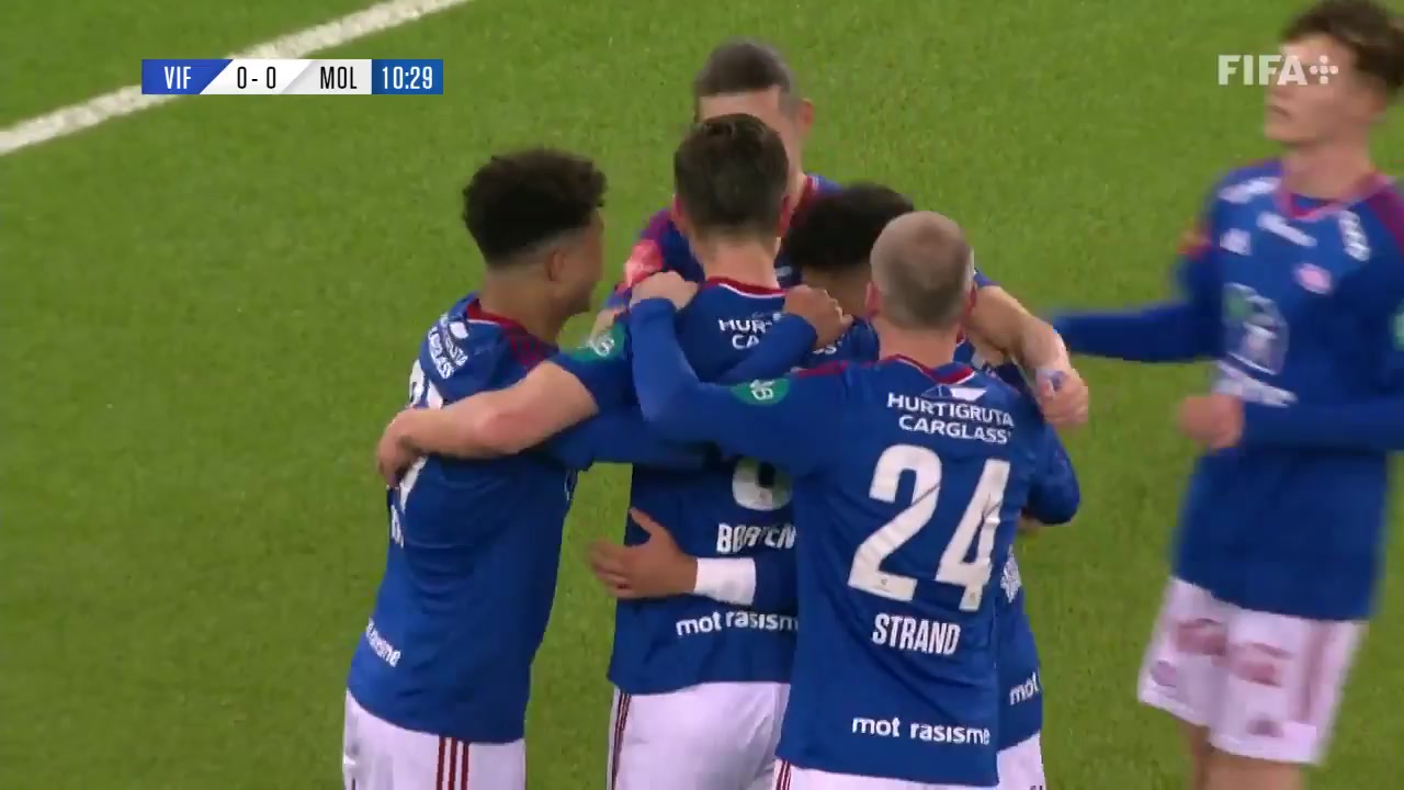 NOR D1 Valerenga Vs Molde 10 phút Torgeir BorvenVào, ghi bàn 1:0