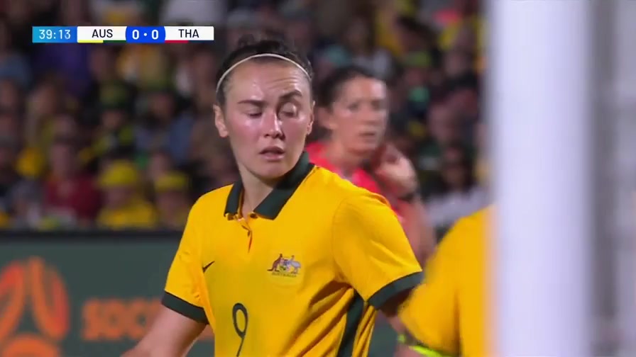 INT FRL Australia (w) Vs Thailand (w) Samantha May Kerr Goal in 39 min, Score 1:0