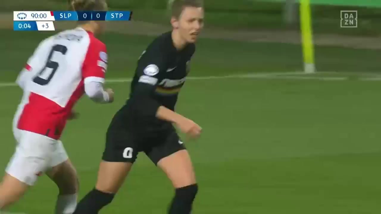 UEFA WUC Slavia Praha (w) Vs St. Polten (w)  Goal in 92 min, Score 0:1