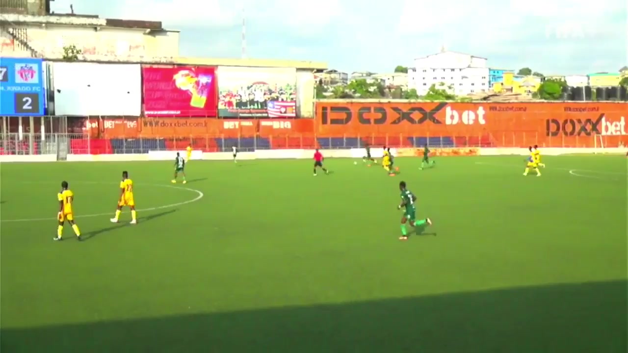 Liberian L Invicible Eleven Vs Nimba Kwado  Goal in 41 min, Score 1:3