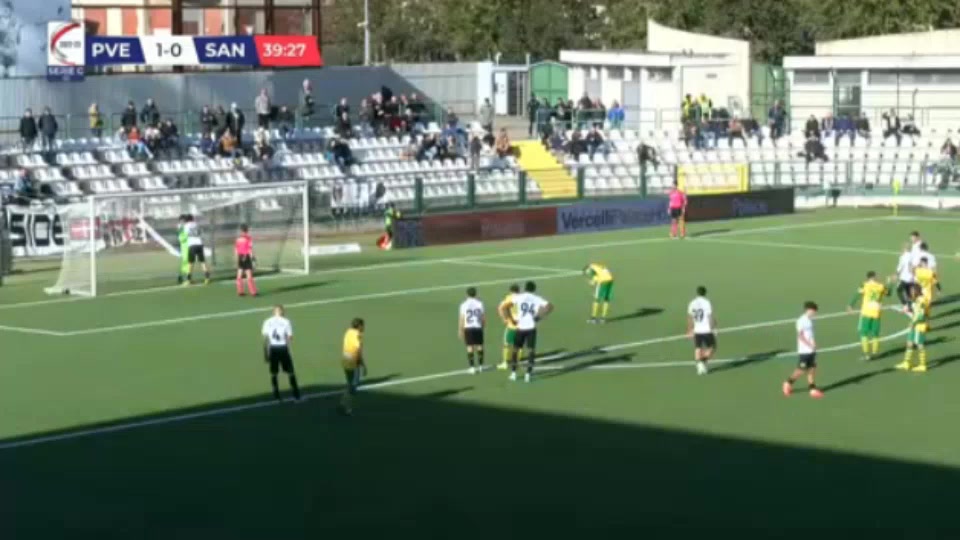 ITA C1 Pro Vercelli Vs Sangiuliano City Nova 40 phút Vào, ghi bàn 1:1