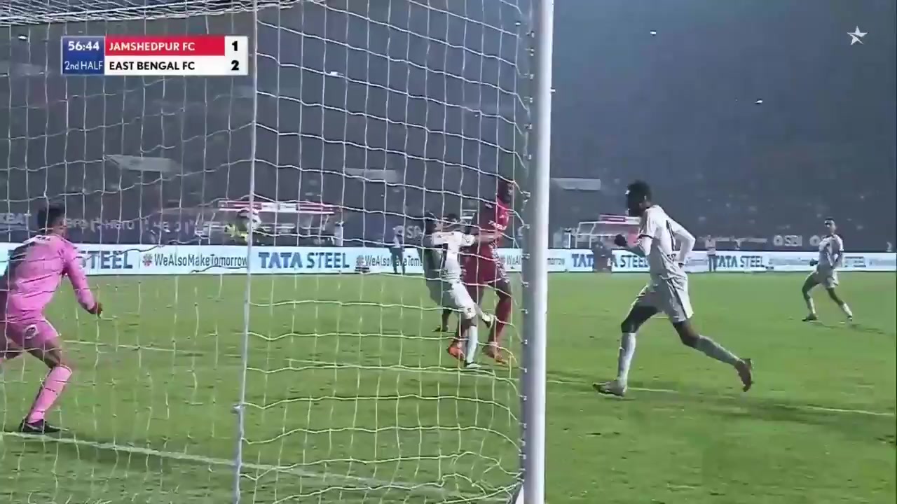 ISL Jamshedpur FC Vs East Bengal 59 phút Vào, ghi bàn 1:3