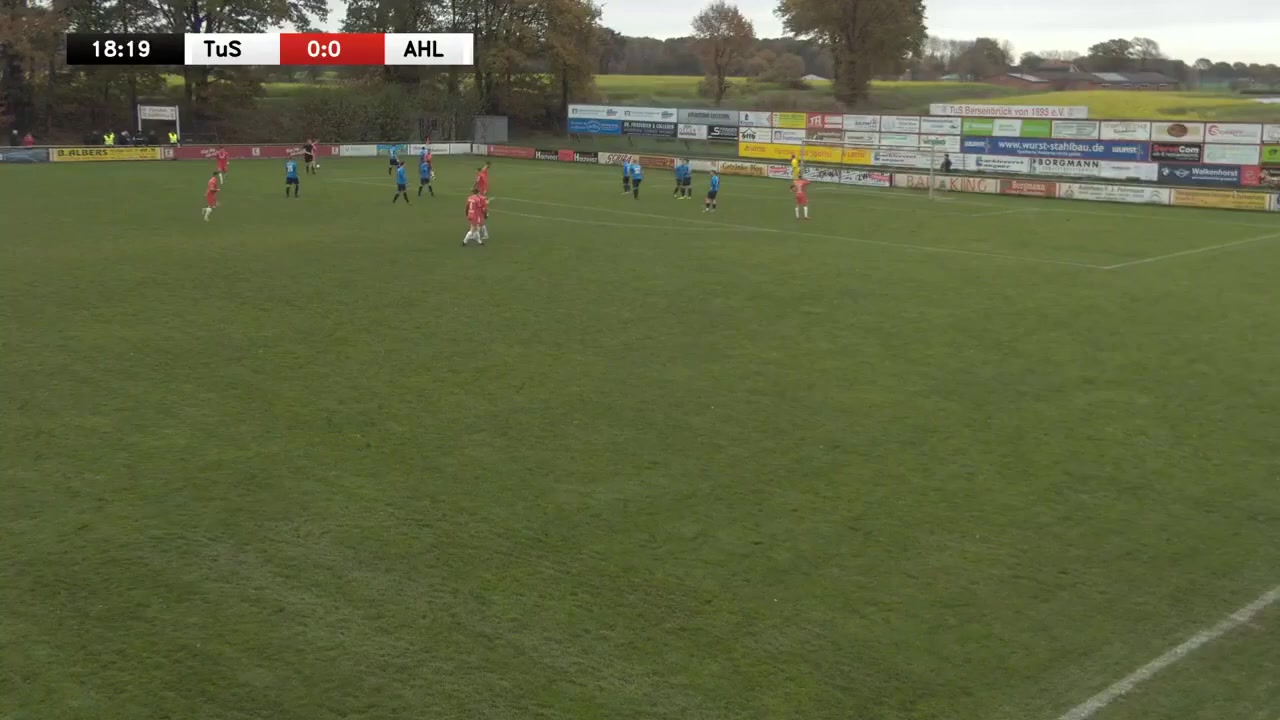 GER OBW TuS Bersenbruck Vs SV Ahlerstedt Ottendorf  Goal in 19 min, Score 1:0