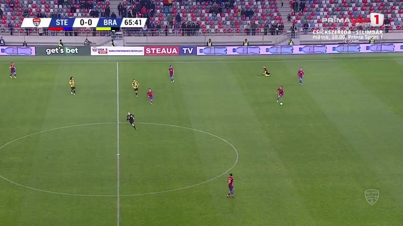 ROM D2 CSA Steaua Bucuresti Vs FC Brasov  Goal in 68 min, Score 0:1