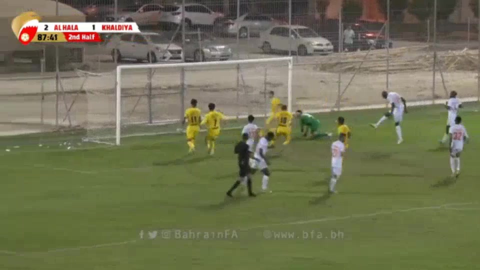 BHR D1 Al Khaldiya Vs Al-Hala  Goal in 89 min, Score 2:2