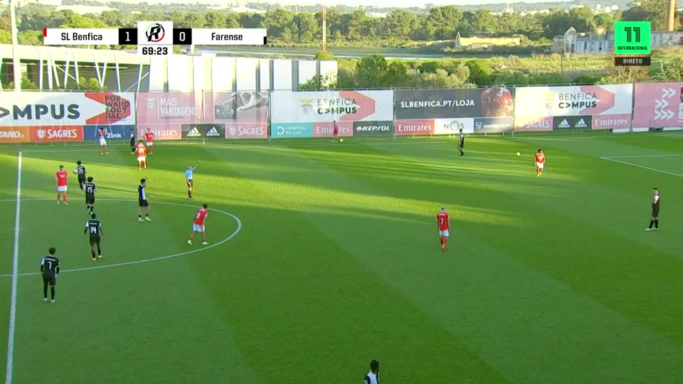 Por U23 Benfica U23 Vs Farense U23  Goal in 71 min, Score 2:0