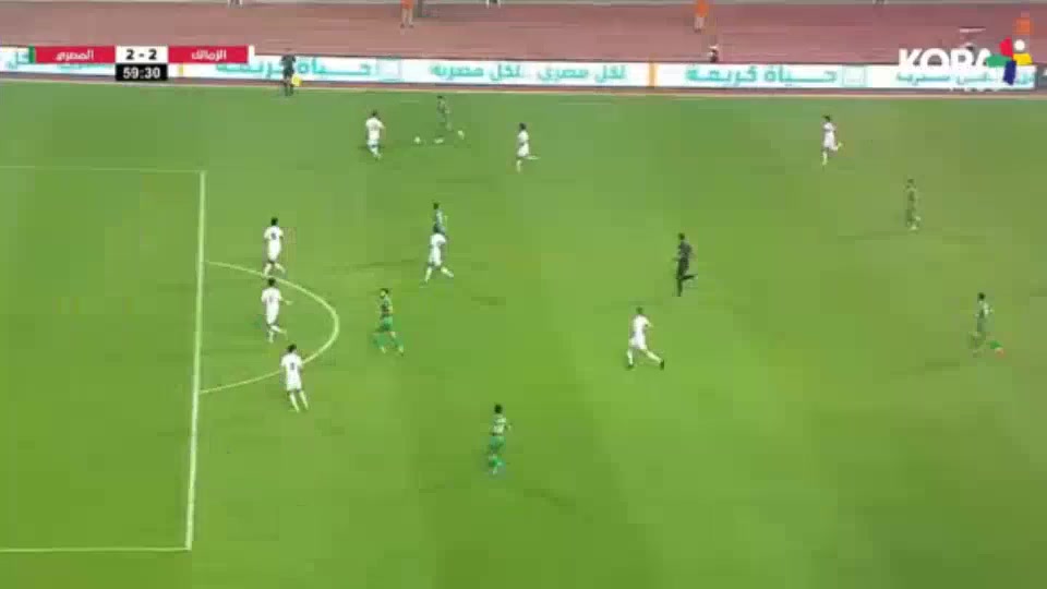 EGY D1 Zamalek Vs Al Masry 60 ทำประตู  ประตู, ทำคะแนน 2:2