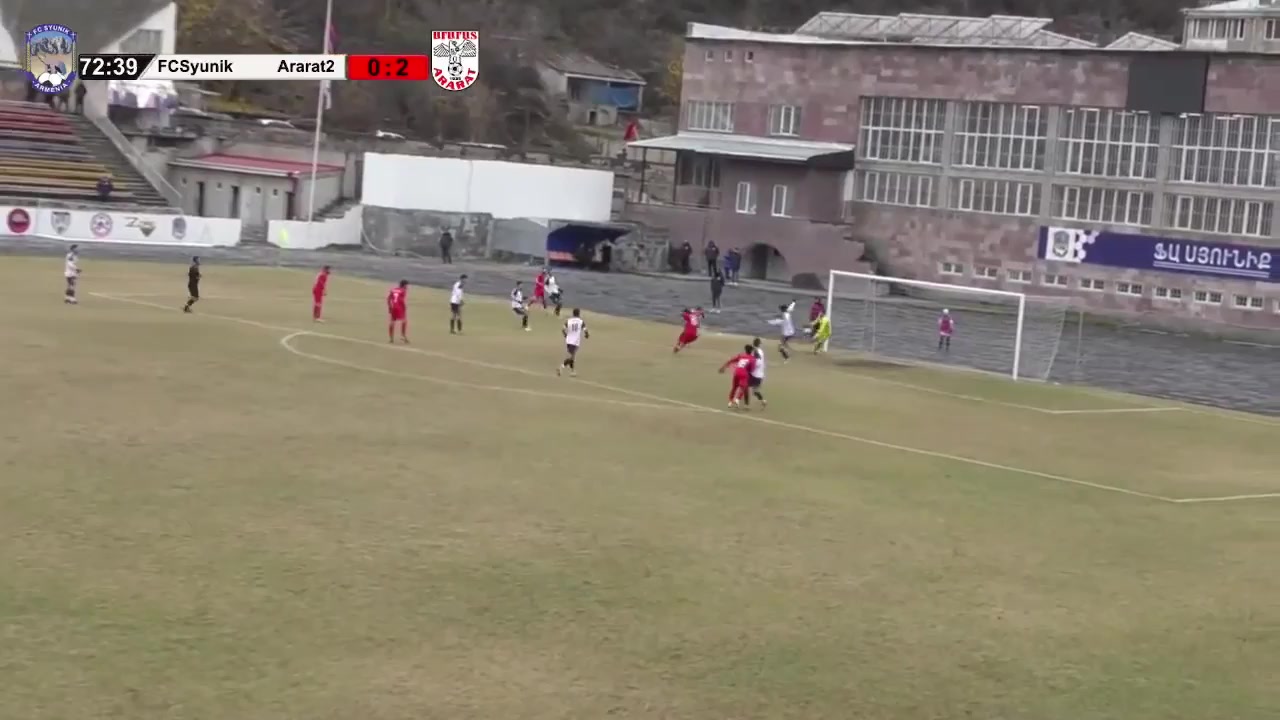 ARM D2 Gandzasar Kapan Vs Ararat Yerevan II 74 phút Vào, ghi bàn 0:3