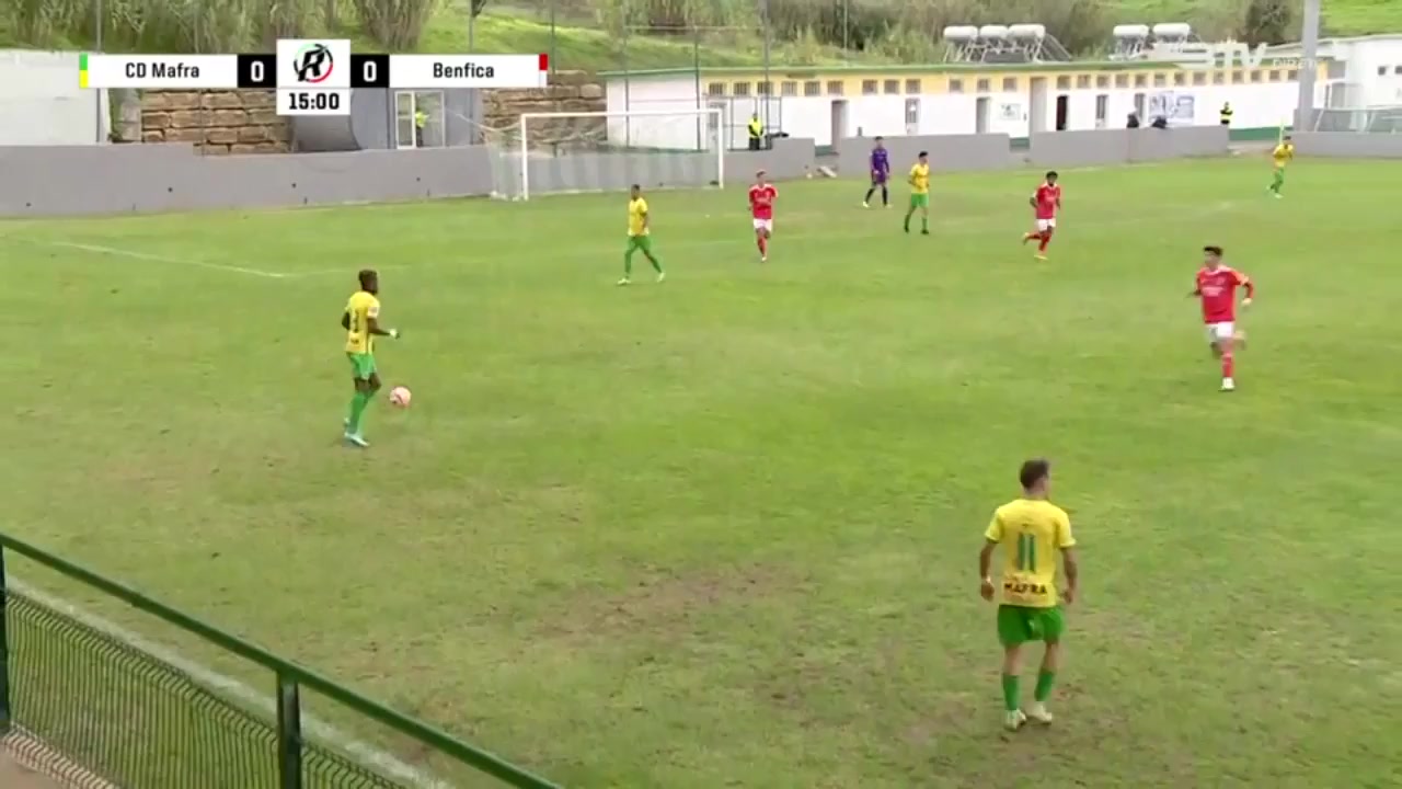 Por U23 CD Mafra U23 Vs Benfica U23  Goal in 15 min, Score 0:1