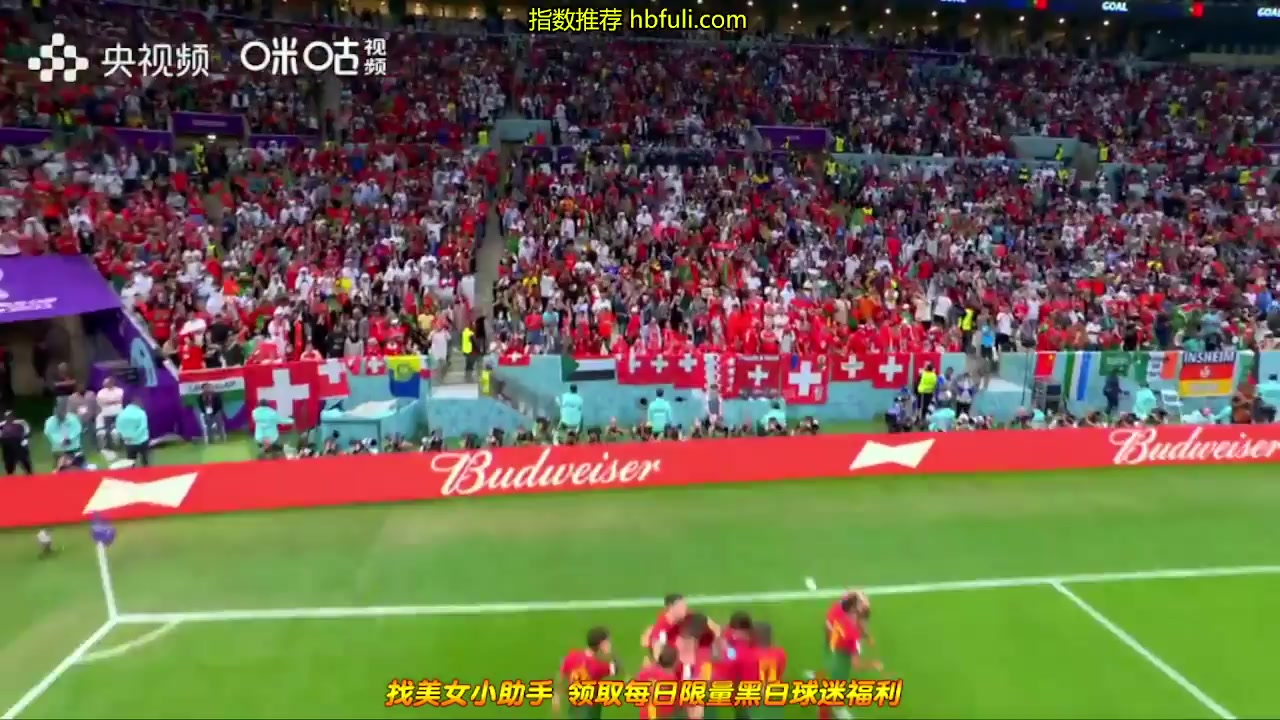 世界杯 葡萄牙(中) Vs 瑞士 56分進球,比分4:0