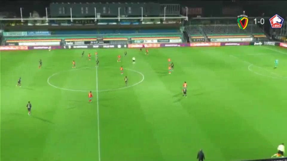 INT CF Oostende Vs Lille  Goal in 25 min, Score 2:0